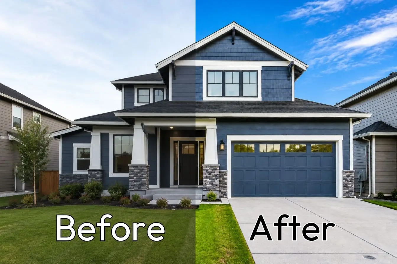 Photo enhancement Real Estate Before and after British Colmbia Vancouver Abbotsford Lower Mainland Fraser Valley